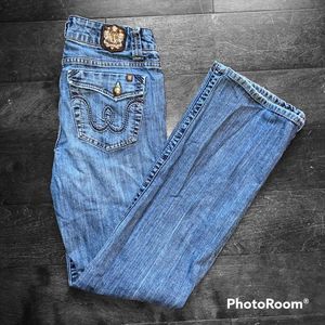 CW Christopher Webb Bootcut Jeans size 6/28, medium wash jeans.